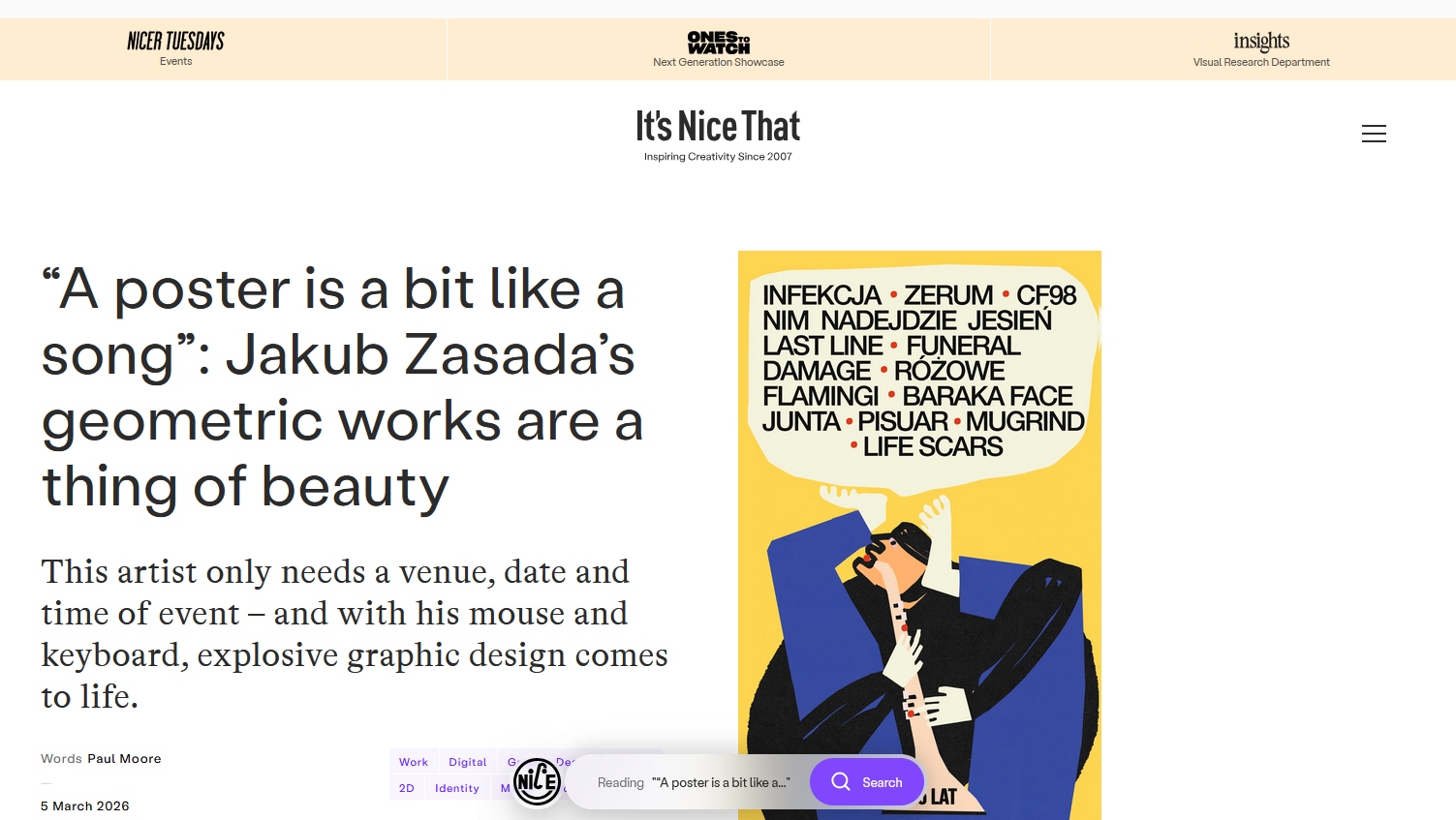 It’s nice that – krótki artykuł