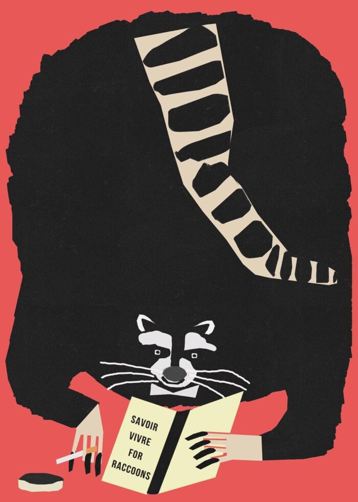 Savoir-vivre for raccons